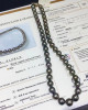 AAAA+ graded, Japanese PSL certified--LAGOON, Tahitian Peacock Pearls Necklace