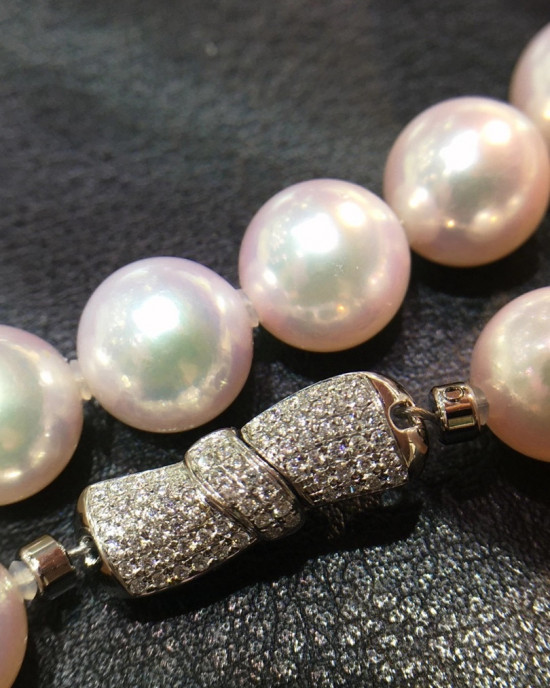 TEN-NYO|9-9.5mm Japanese Akoya Pearls Necklace 