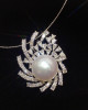 AAAA+, White South Sea Pearls and Diamond Pendant