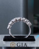 2.1 Carat Oval Diamond Eternity Ring GIA Certified 