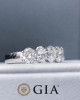 2.1 Carat Oval Diamond Eternity Ring GIA Certified 