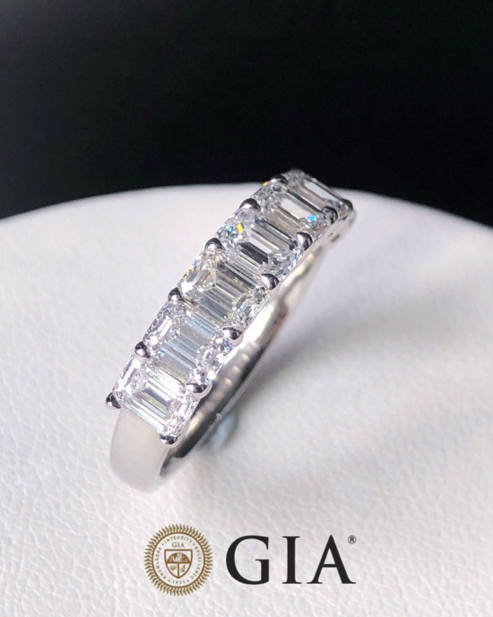 2.1 Carat Eternity Diamond Ring GIA Certified 