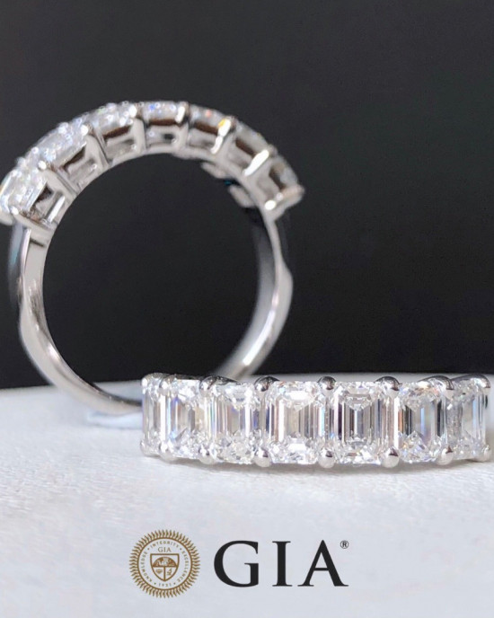 2.1 Carat Eternity Diamond Ring GIA Certified 