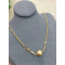 Incredible Combo---South Sea Golden Pearl +18K gold chain 